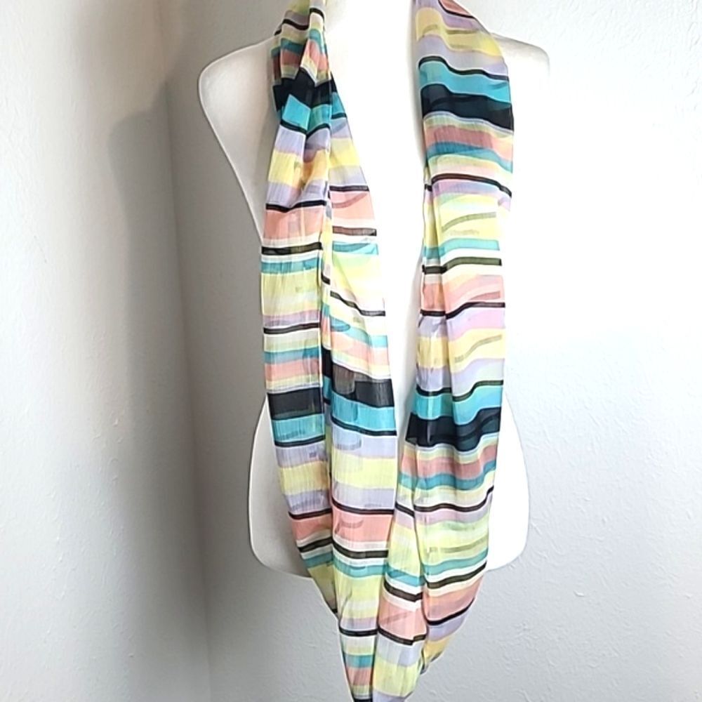 Infinity Scarf in Spring Colors - Picture 3 of 6